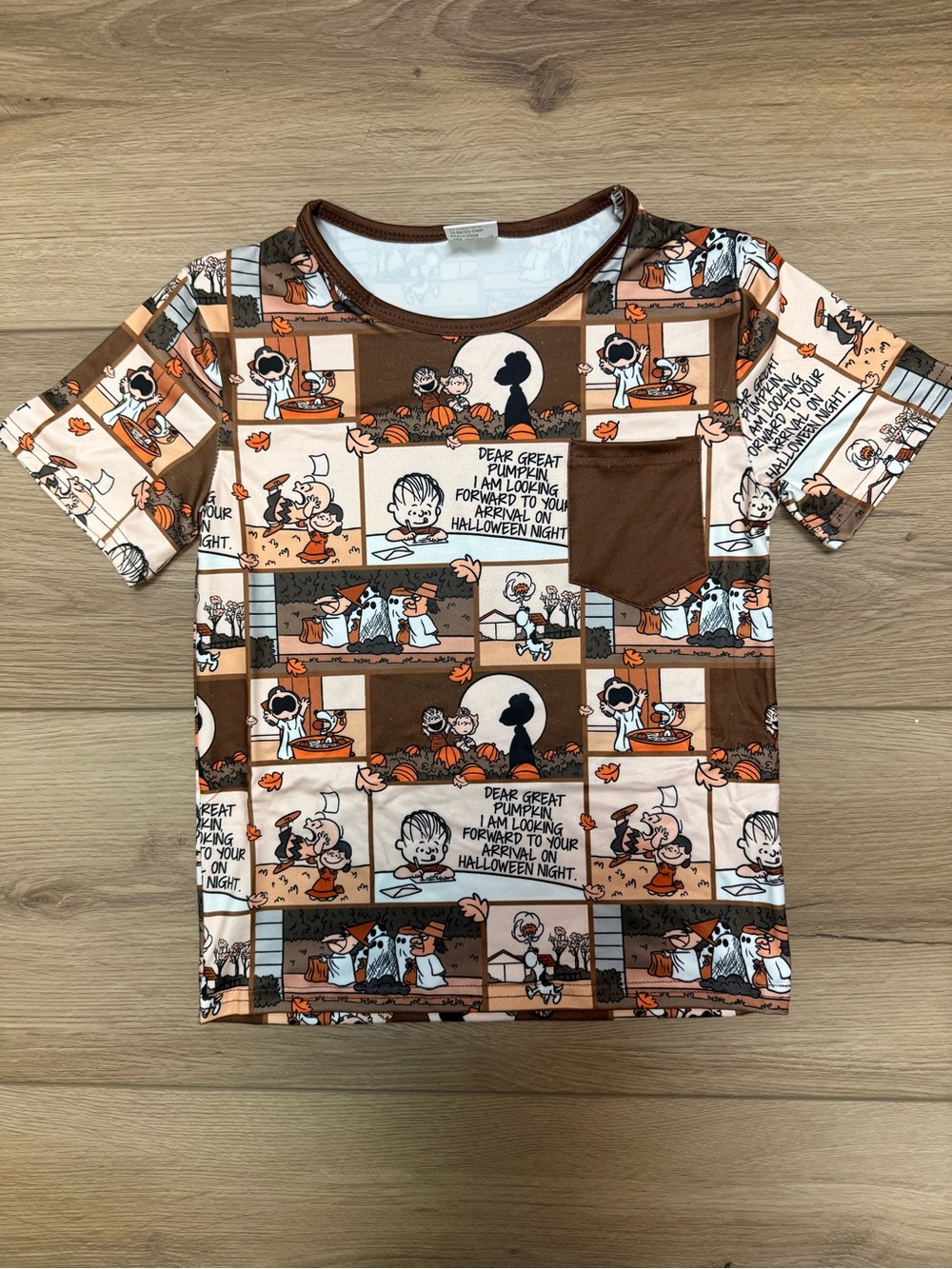 Great Pumpkin Charlie Brown Peanuts Halloween themed shirt